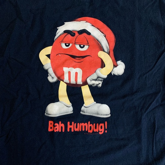 M&M's Bah Humbug Christmas T-Shirt - Picture 2 of 5